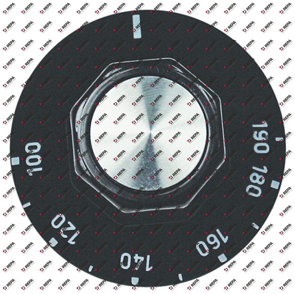 Knob thermostat t.max. 190°C ø 50mm