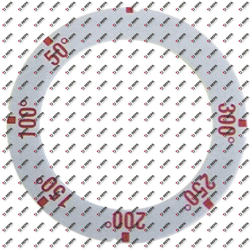 Knebelsymbol Thermostat T.max. 300 °C 50-300°C