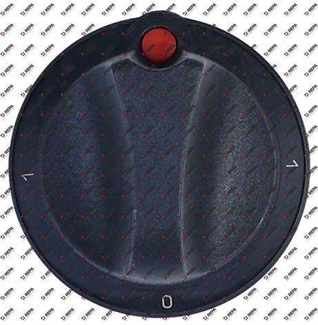knob switch 0-1-0-1 ø 55mm shaft ø 6x4.6mm