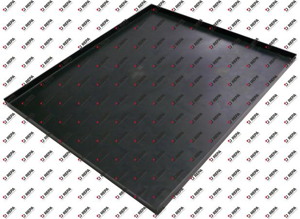 Backblech Stahl H 20 mm L 460 mm B 530 mm