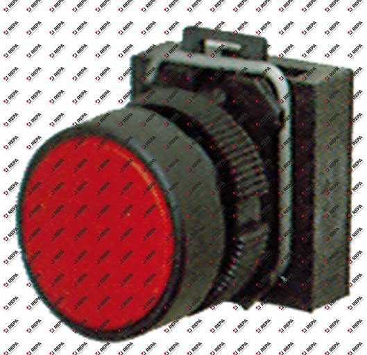 Drucktaste rot Einbaumaß ø22mm