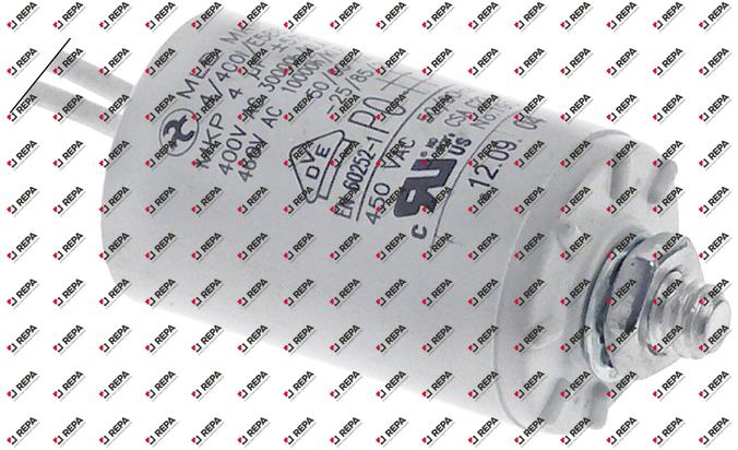bedrijfscondensator capaciteit 4µF 450V