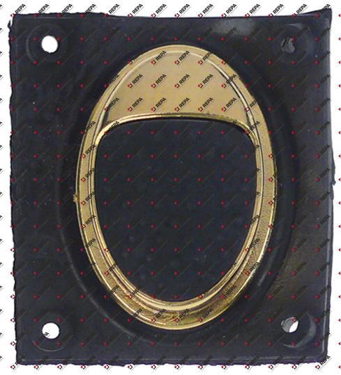 Tastenleiste Tasten 1 L 42mm B 37mm gold