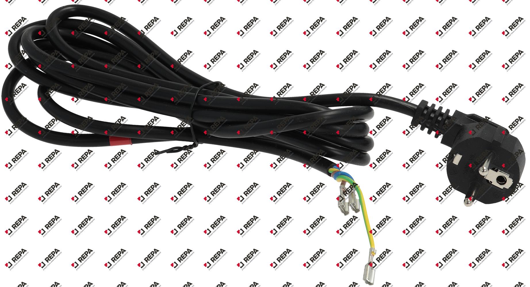 power lead 3-pole 1mm² cable external 2000mm
