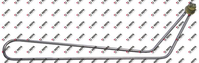 Heating element 2200W 400V L 550mm H1 16mm