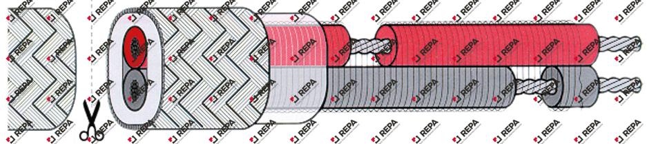 Heizkabel 230 V 5290Ohm/m 10 W/m ø 8/10mm Silikon