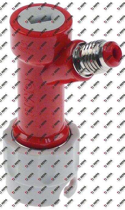 Giunto Coca Cola filetto 1/2" rosso/grigio