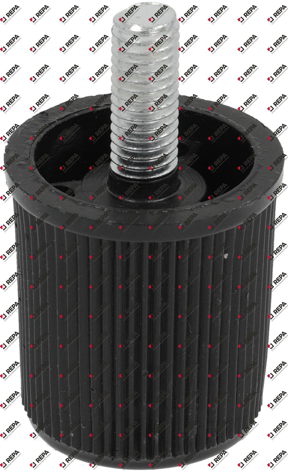 Gerätefuß Gewinde M8 Gewinde L 17 mm ø 32,5 mm