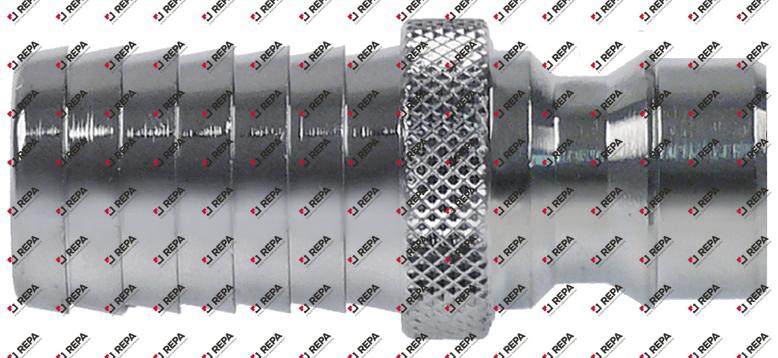 Kupplungsstecker Messing verchromt Typ DN13