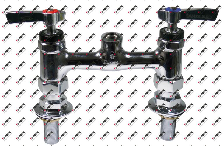 Grifo monobloc de dos orificios grifo 2 agujeros