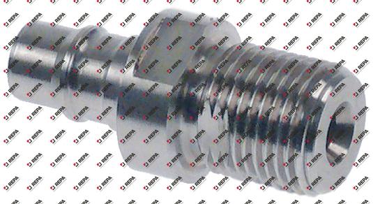 Nippel Gewinde 1/2" Edelstahl VPE 1 Stück