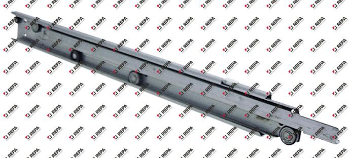 Teleskopauszug L 600 mm AL 590 mm CNS H 60 mm
