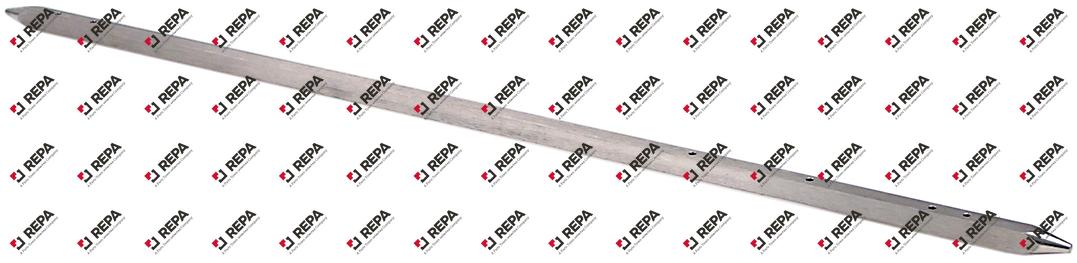 spiedo per grill gyros grandezza 12x12mm L 895mm