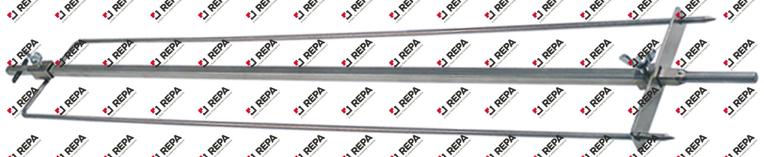skewer chicken rotisserie L 785mm complete W 120mm