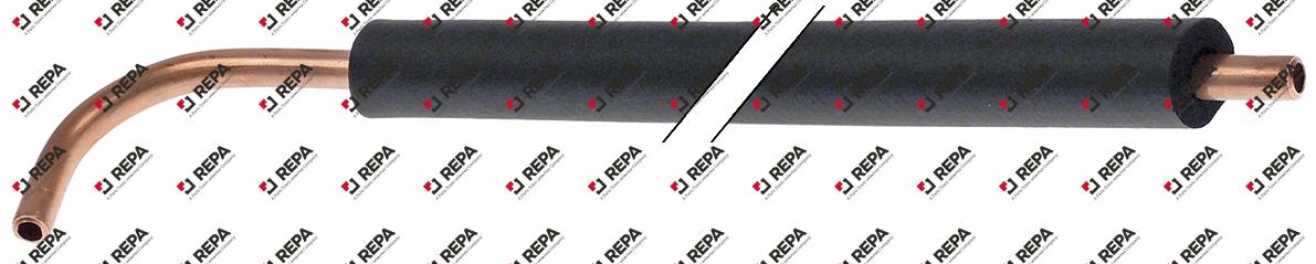 Kupferrohr mit Isolierung Stärke 8mm