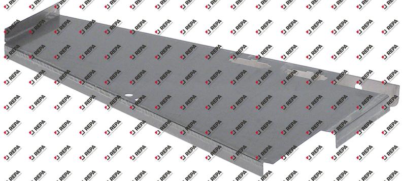 cover left for evaporator L 255mm W 155mm H 15mm