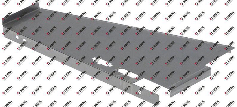 cover right for evaporator L 255mm W 155mm H 15mm
