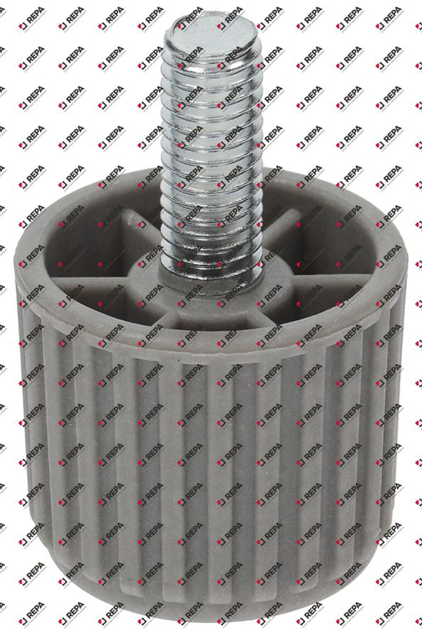 Equipment foot H 26mm thread M8x19mm ø 30mm