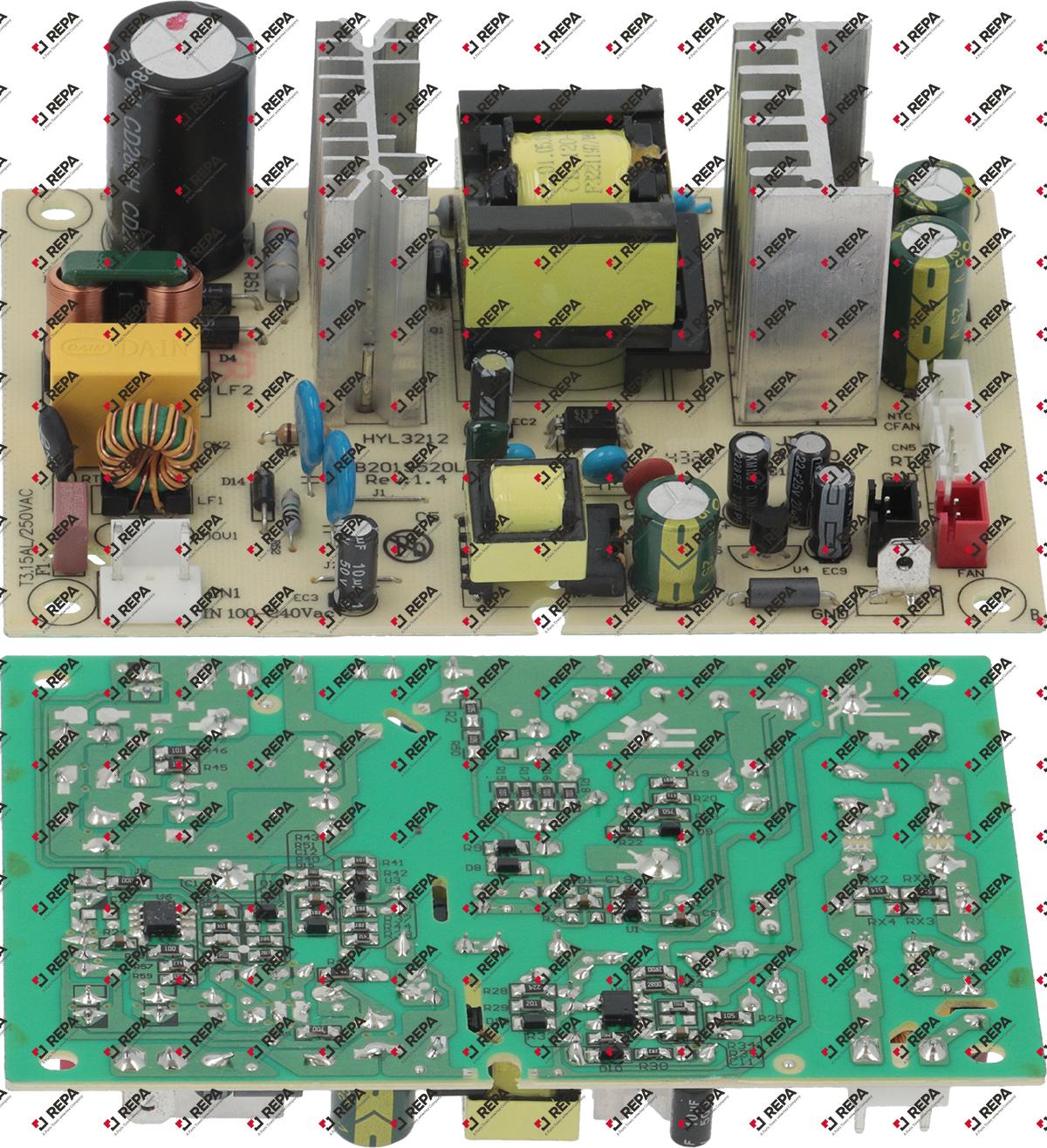 Power PCB for minibar