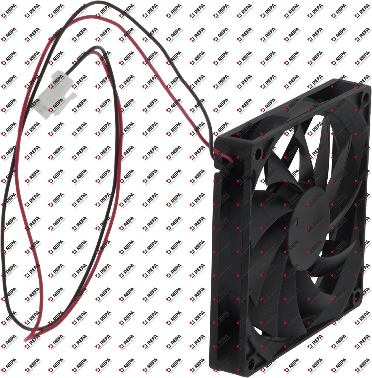 Fan 12V voltage DC 0,25A dimensions mm