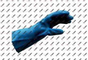 Handschuhe für Lebensmittel Latex Blue WURTH