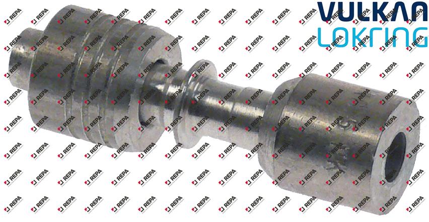 coupling for aluminium tubes