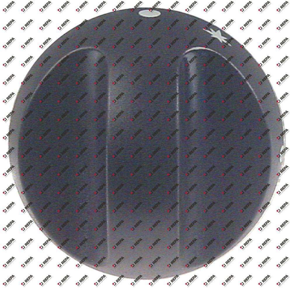 Knebel Gashahn PEL21 ø 70 mm Achse ø 8x6,5mm