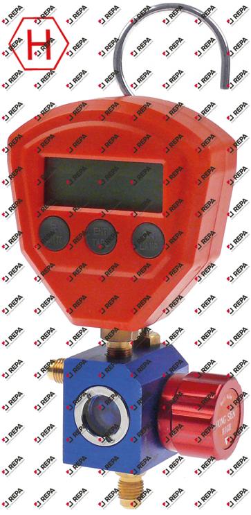 Manomètre R22/R134a/R404a/R407c/R502/R410a digital