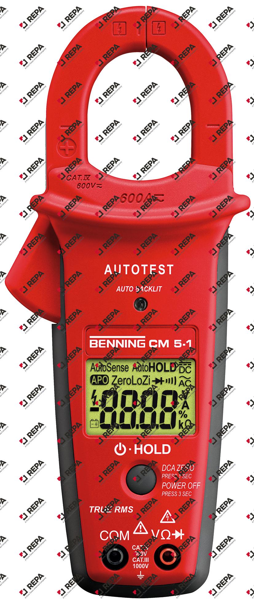 clamp ampere meter BENNING type CM 5-1