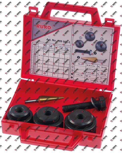 Kit de poinçonneuses ø 28,3/32,0/35,0mm 5 pièces