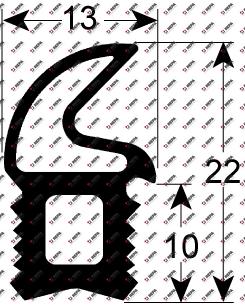 door seal profile 2773 W 510mm L 720mm