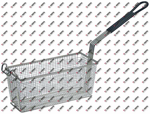 Fryer basket W1 133mm L1 337mm H1 144mm