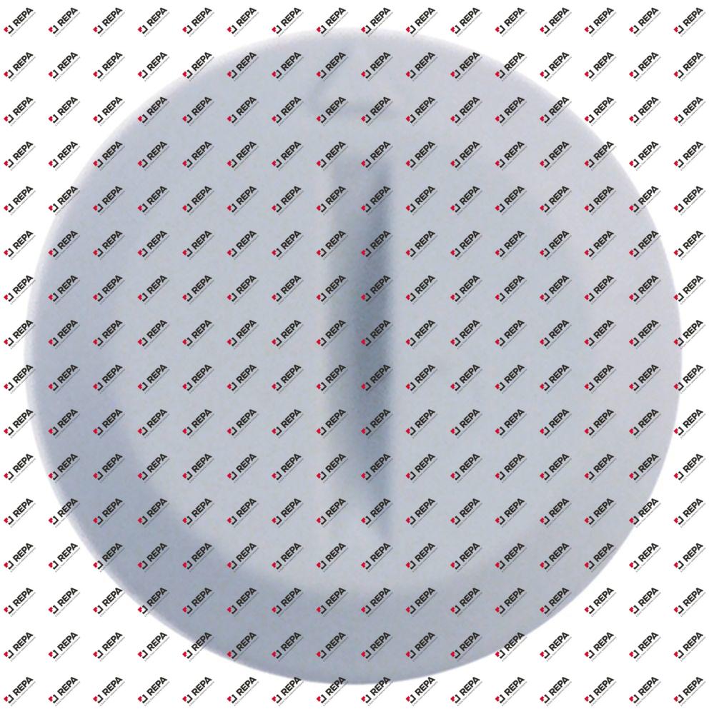 knop ø 22mm as ø 6x4,6mm afvlakking verticaal wit