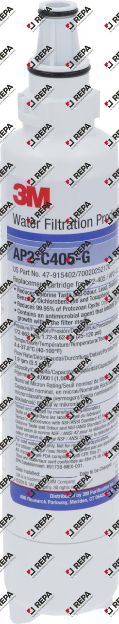 Filtro de agua N° fabricante AP2-C405-G serie AP2