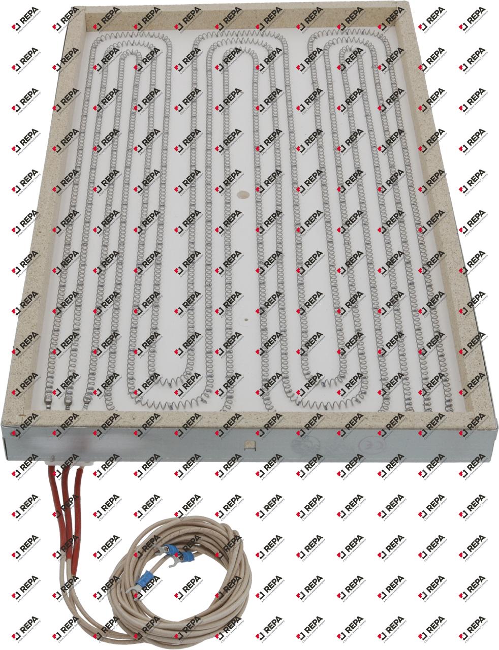 radiation heater rectangular 6480W 230V L 550mm