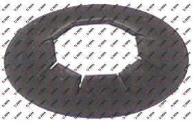 plate nut hole ø 6mm ø 13,5mm suitable for 1/4"