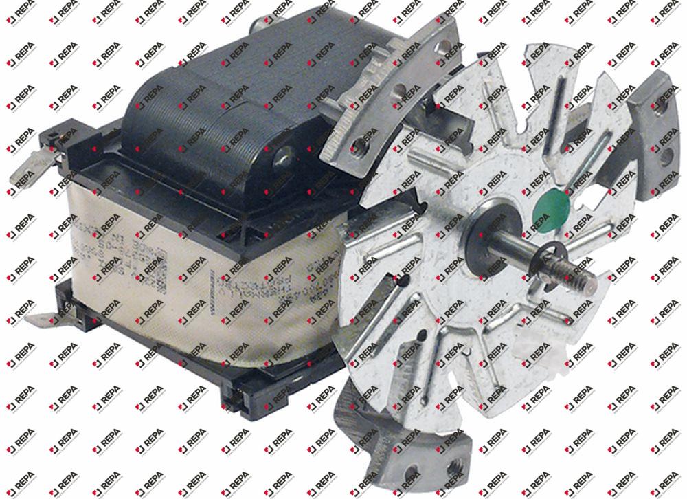 Heißluftventilator 230VAC 0,43A L1 60mm L3 6,5mm