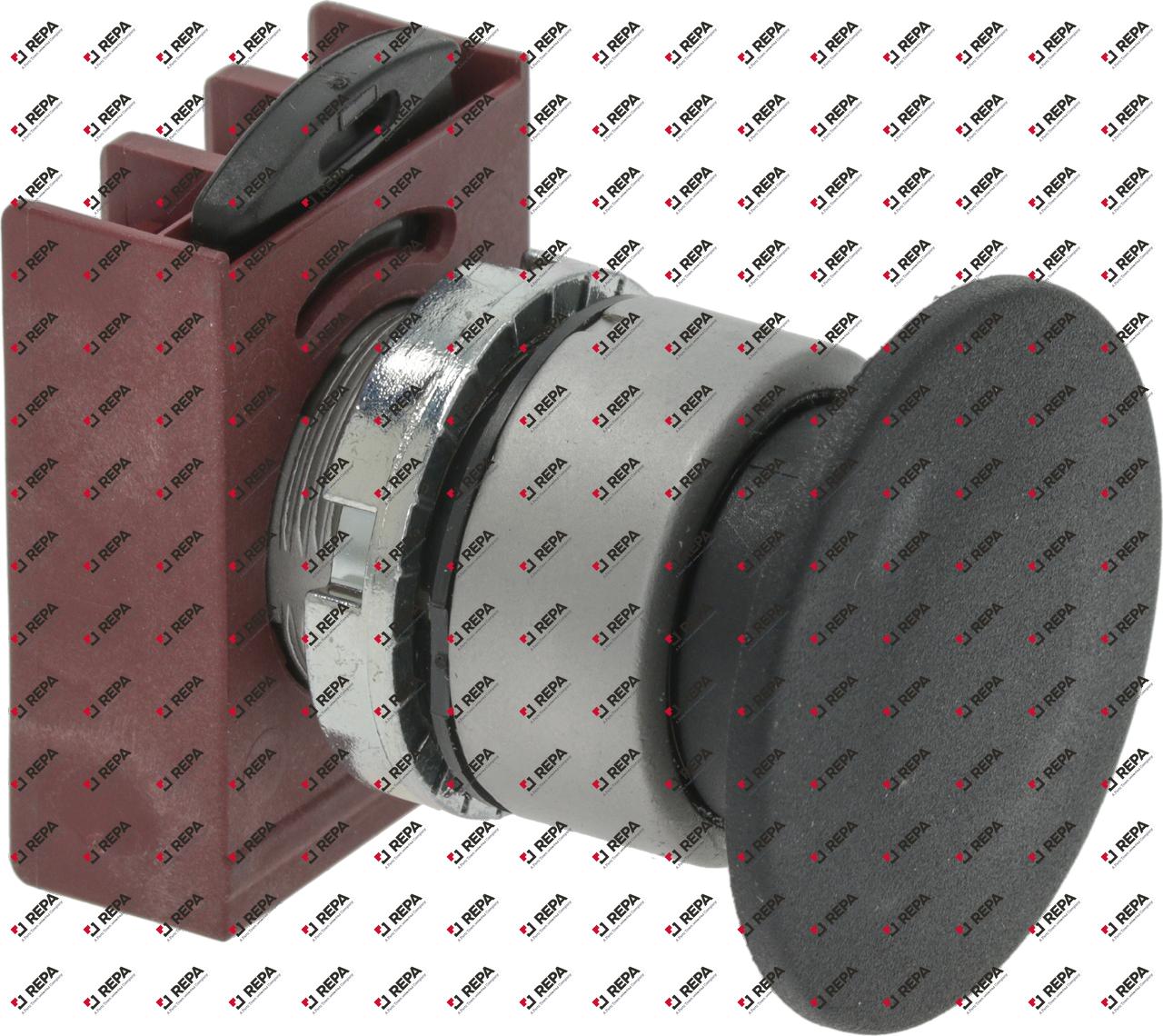 tasto dimensioni di montaggio ø22mm nero