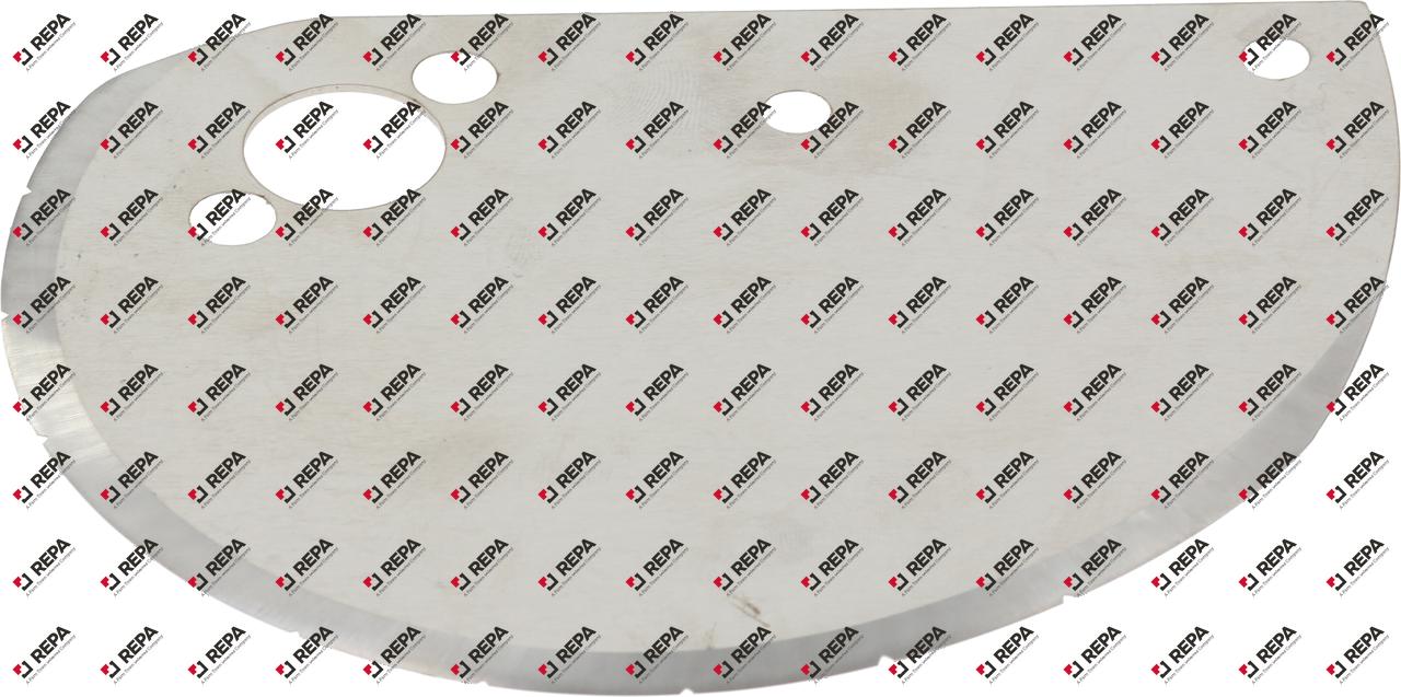 knife smooth for cutter L 103 mm W 135 mm
