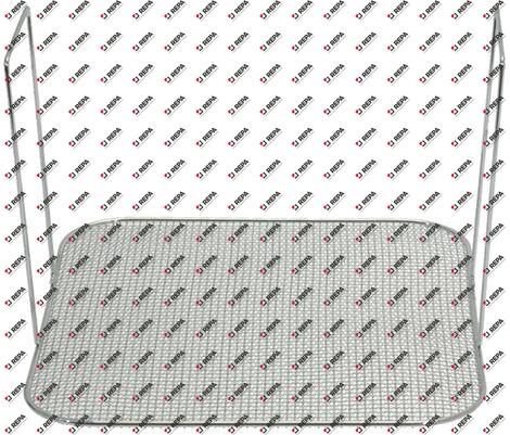 Grille de fond L 350mm lar. 330mm H 205mm