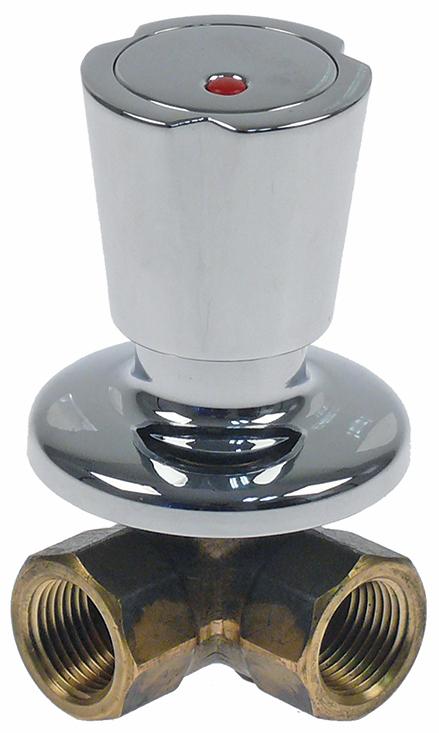 Absperrventil Anschluss 1/2" 1/2" warm