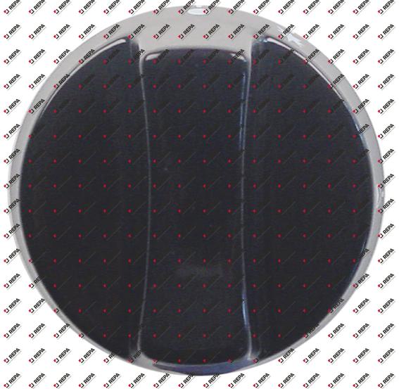 pomo grifo de gas con llama piloto ø 64mm