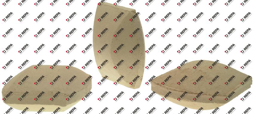 briquettes en céramique mesure 50x50x26mm