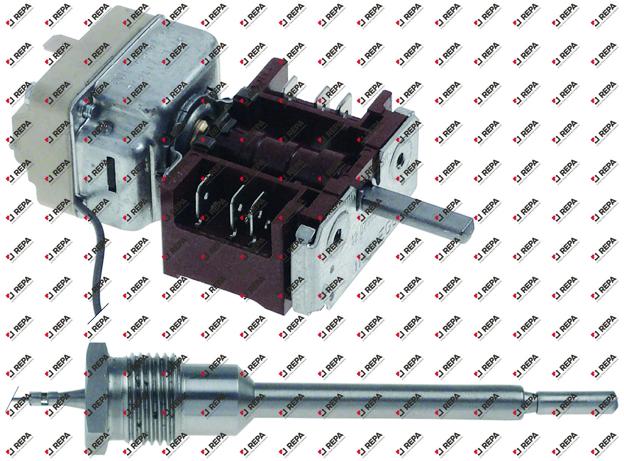 thermostat t.max. 187°C 1-pôles 1NO sonde ø 6mm