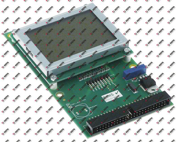 Platine L 140mm B 78mm für ANIMO mit Display