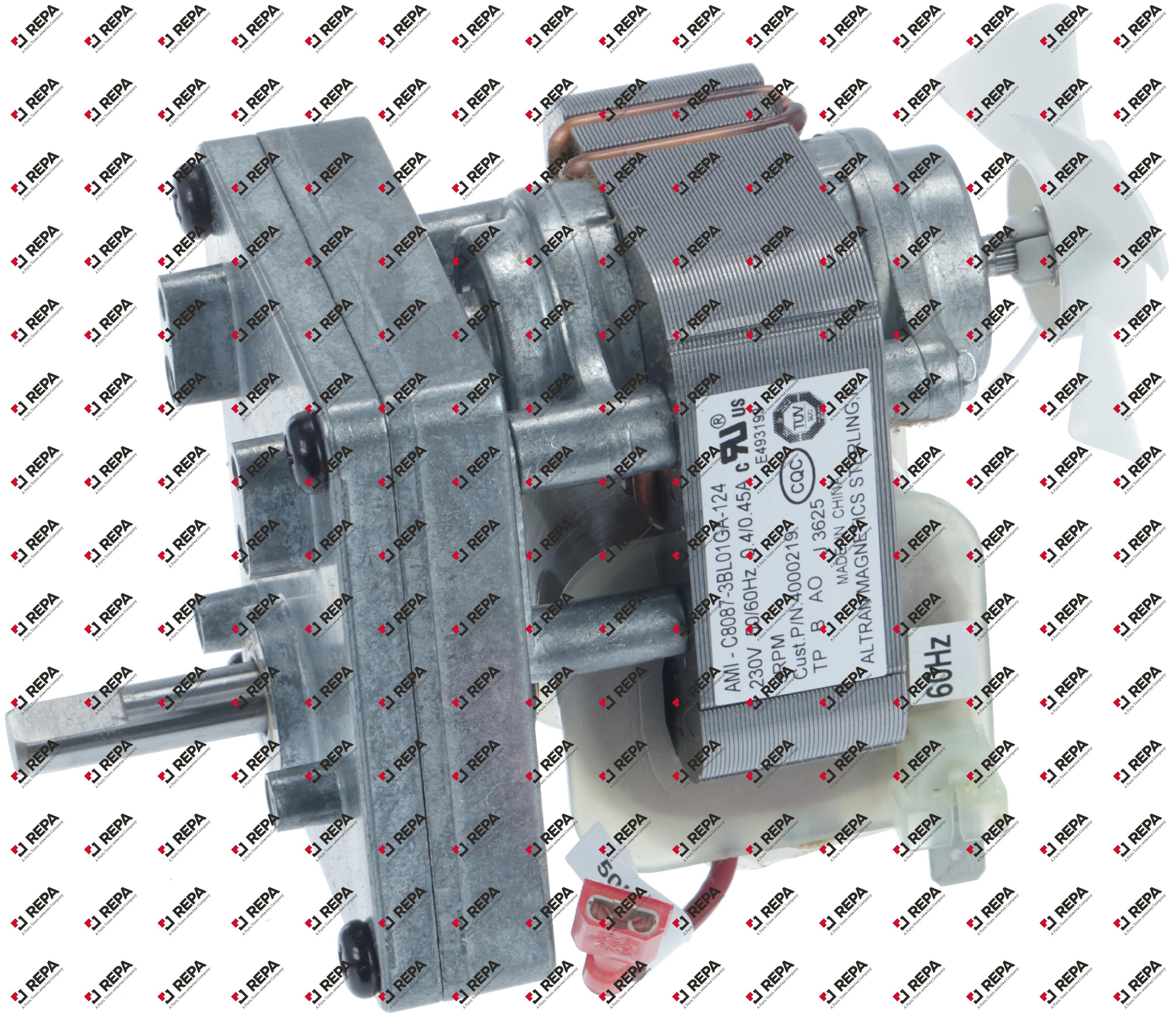 GEARMOTOR KIT 9 RPM 50/60HZ-DUAL COIL