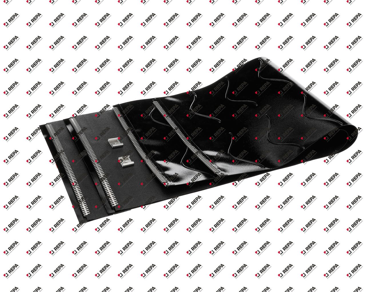BLACK WAVY SILCN WRAP