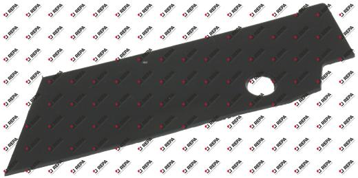 base plate plastic L 113mm W 33mm thickness 1,5mm