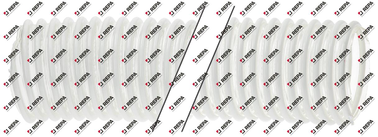 Tubo scarico L 380mm ø 92mm plastica