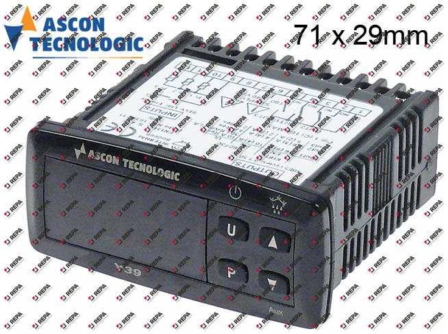 Electronic controller Ascon Tecnologic Y39-HRRR
